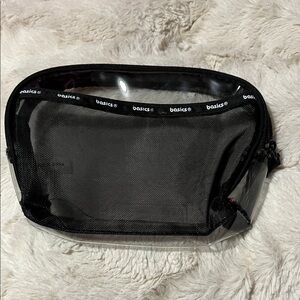 Basics Black Transparent Men's Toiletry Bag